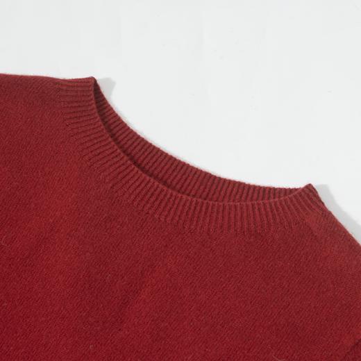 茧墨 圆领简约一线成衣温暖羊毛衫 商品图3