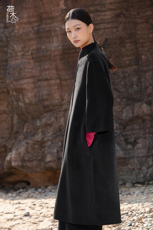 荷木HEMU丨2025新春系列「礼愿」·长外套 商品图3