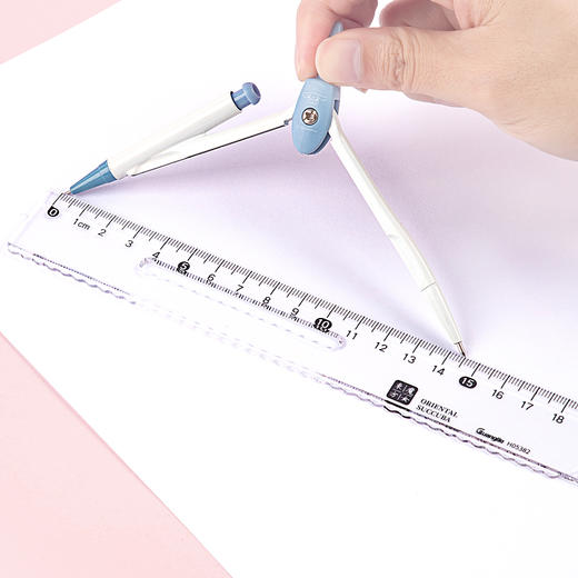 广博软直尺20cm&无印风套尺&三丽鸥正版授权IP圆规两件套 商品图12