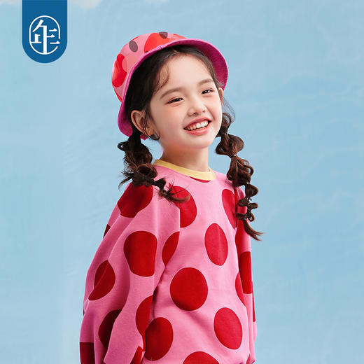 年衣童装女童原创设计奇妙糖心帽子2025年春季新款儿童甜美奇妙糖心帽子 商品图4