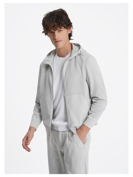 callisto启程系列水雾灰功能针织外套 商品图3