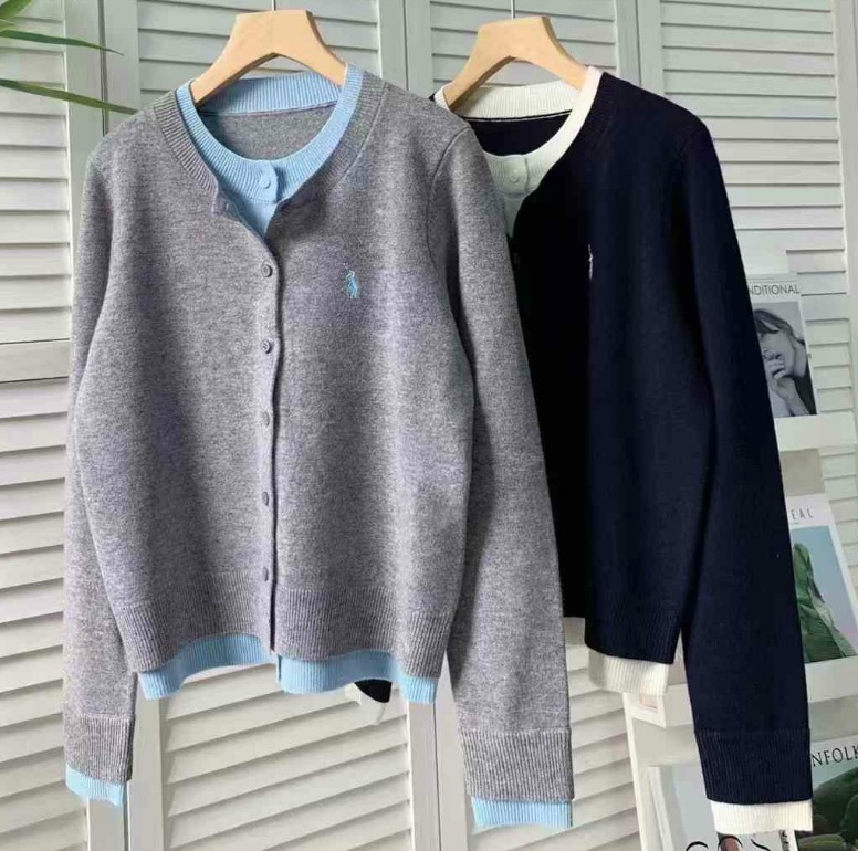 雅致时尚 ｜ RL美丽诺羊毛假两件外套