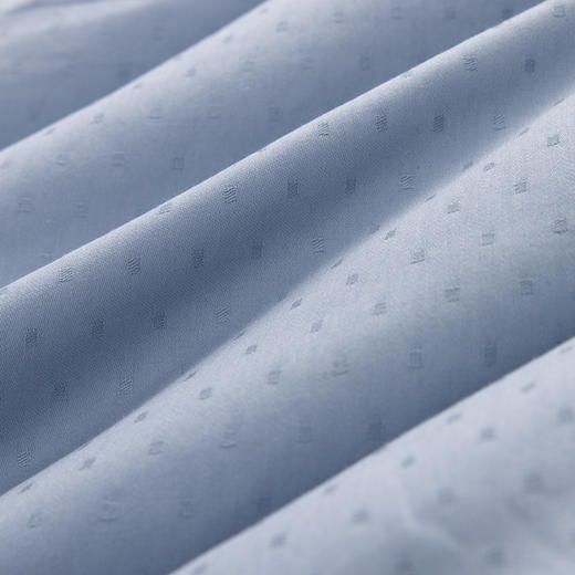 多喜爱 全棉提花四件套 羽之翼 丝光质感 柔滑舒适精美刺绣 莹润蓝亲肤纯棉立体提花经典套件提花套件三方拼一边设计礼盒包装 商品图5