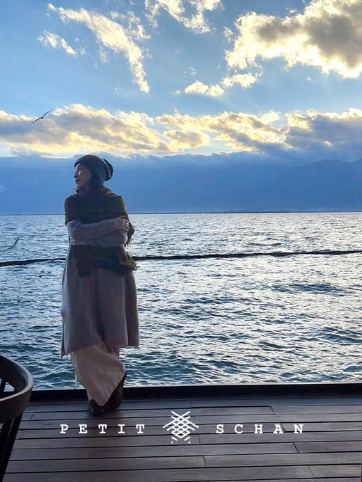 PETIT SCHAN小闪 CLO#697 Weekend night 周末的夜晚 纯山羊绒针织连衣裙 商品图1