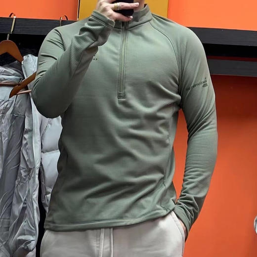 正品KAILAS凯乐石藏柏立领半开胸抓绒衣保暖吸湿速干，适合户外登山徒步 商品图8