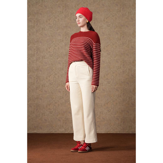 乔万尼两色可选显瘦休闲直筒裤EM4F587 商品图2