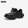 MIO米奥老爹鞋女春季新款机甲怪兽厚底增高漆皮时尚休闲单鞋M251586766 商品缩略图0