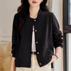 雀说立领开衫卫衣外新款早秋爆款洋气女装显瘦减龄棒球服AL30106 商品缩略图2