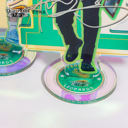 【官方正版】辽宁飞豹男篮｜球员立牌印签镭射亚克力周边杨鸣赵继伟 商品图2