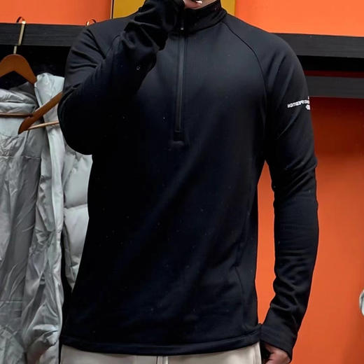 正品KAILAS凯乐石藏柏立领半开胸抓绒衣保暖吸湿速干，适合户外登山徒步 商品图3