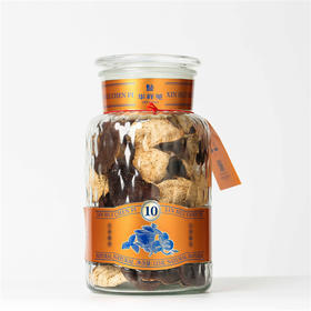 华祥苑茶叶 新会十年陈皮 十年陈皮桔柑茶135g送礼礼盒装