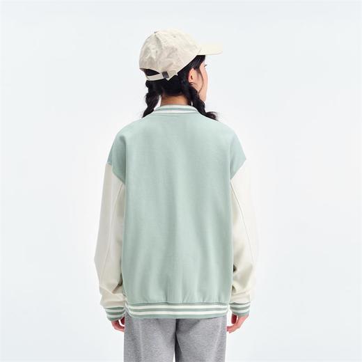 笛莎Deesha青少年女童外套2025春季女童撞色绣花棒球外套 商品图4