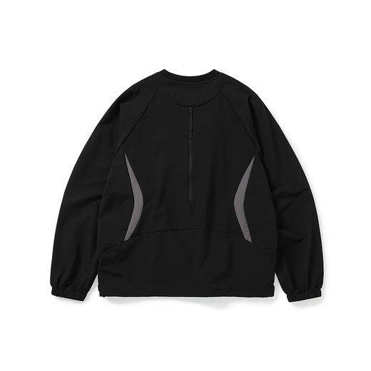 WHEELS and WIND 机能性拼接伸缩性圆领套头卫衣 商品图4