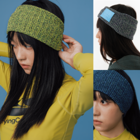 CryingCenter 和纸编织发带  三色运动保暖厚实发带 哭喊中心