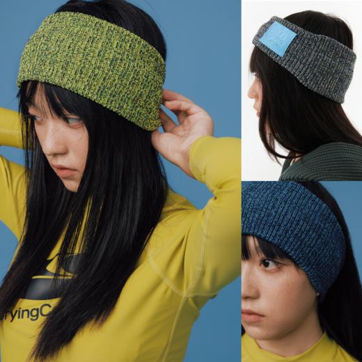 CryingCenter 和纸编织发带  三色运动保暖厚实发带 哭喊中心 商品图0