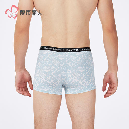 都市丽人锦纶平角冰丝潮流时尚平角裤FKHC11 商品图3