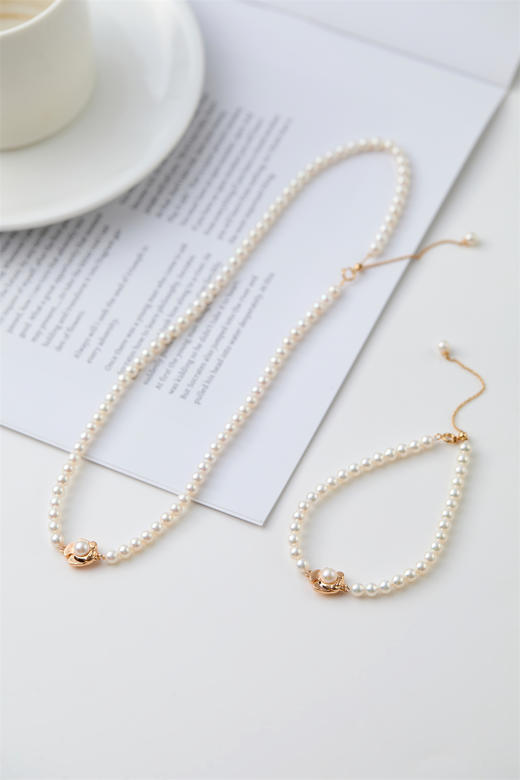 pearl moments珍刻  年年有鱼（珍珠小鱼） 小鱼儿4号baby珍珠项链 商品图4