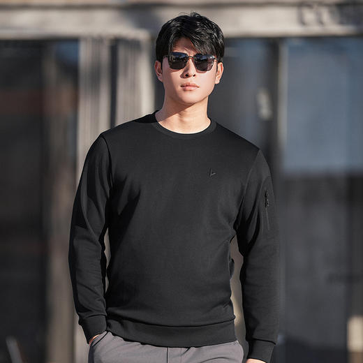 龙牙隐之云桦轻量圆领卫衣 商品图0