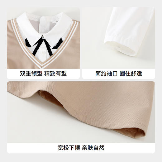 女童长袖连衣裙春季新款安奈儿童装实体店同款AG513536 商品图4