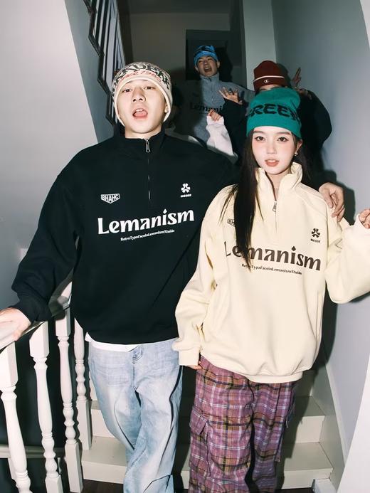 Lemanism/DJLFL-LG8017002/半拉链立领卫衣 商品图2