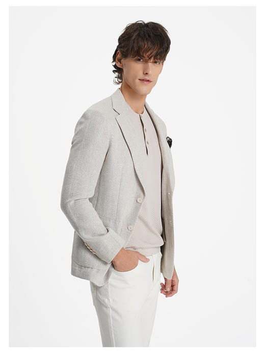 callisto米色聚酯纤维亚麻混纺便西 商品图3