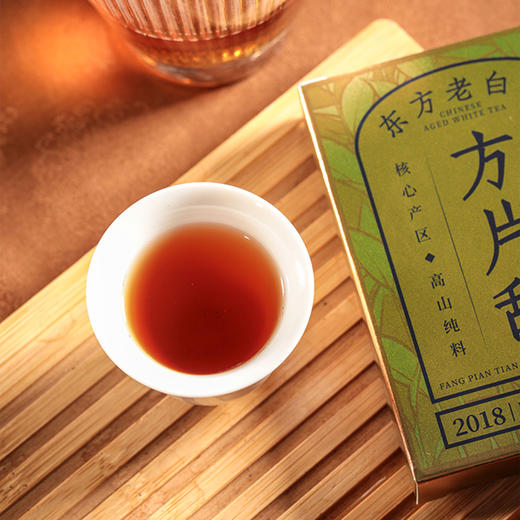 大沁东方老白茶方片甜2018年老枞寿眉30g、180g 商品图6