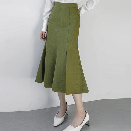 裁缝学苑AS407  秋装新款鱼尾群包臀半身裙纸样女装休闲半裙子打版裁剪样板 商品图3