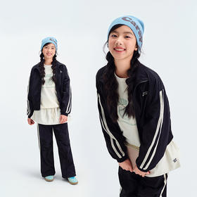 笛莎Deesha青少年女童外套2025春季女童花边织带刺绣外套