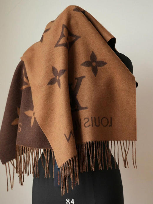 老花高端羊绒围巾 商品图11