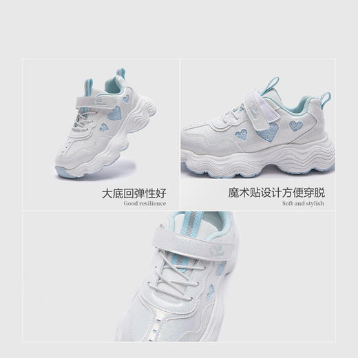 笛莎Deesha 女童童鞋2025春新款时尚透气低帮运动鞋 商品图3