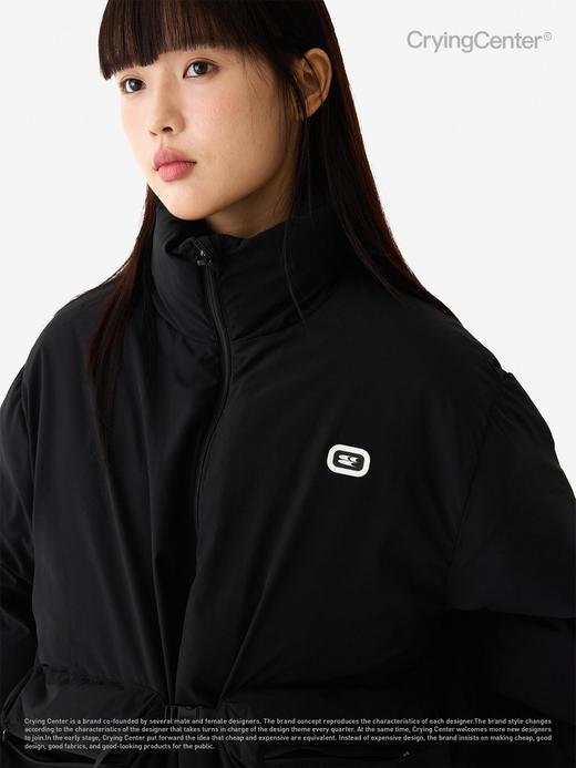 CryingCenter 棕黑两色面包立体口袋棉服 哭喊中心 商品图1