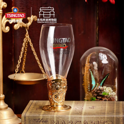 青岛啤酒博物馆 时光之印啤酒杯·蛇舞呈祥限定款 官方文创 商品图3
