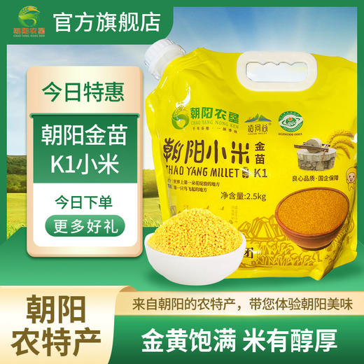 【辽宁农垦】【朝阳农垦】朝阳金苗小米K1  2.5kg/袋 商品图3