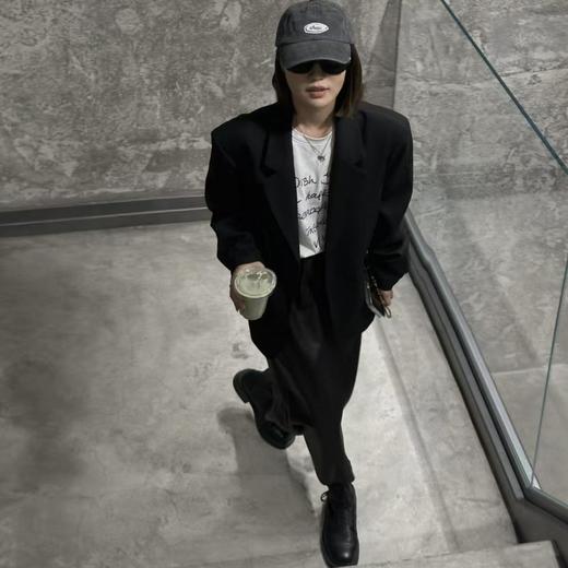 顺丰包邮42530洛诗琳新款廓形解构拼接西服夹克外套女867 商品图3