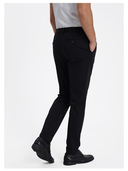 callisto黑色锦纶混纺休闲裤 商品图4