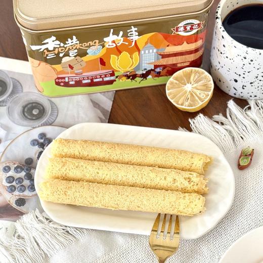 疯抢中！！【送2个新年礼袋】【香港风味黄油鸡蛋卷】港贤记-港式传统黄油鸡蛋卷 | 金黄酥松 入口即化 无添加无反式脂肪 300g*2经典铁盒装 商品图5