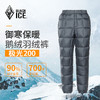 黑冰极光200蓬松700+鹅绒男女户外登山徒步轻量冬季羽绒裤8559 商品缩略图3