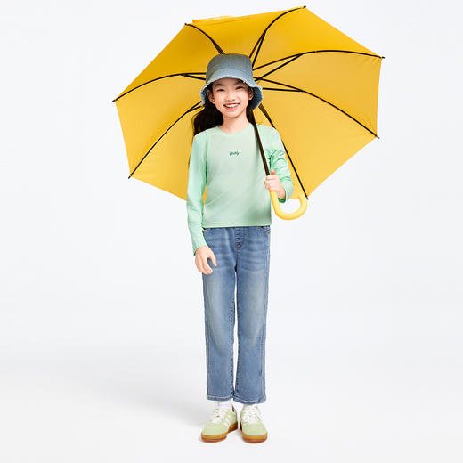 女童圆领长袖针织衫春季新款安奈儿童装实体店同款AG511570 商品图3