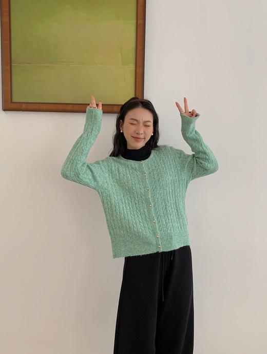 🔥【小野日记Yono's Diary春季麻花针织开衫XY-F-6652款】新款来了❤️软糯慵懒风麻花针织开衫！！ 👊 高质感复古麻花针织 👗叠穿百搭！！ 🎨慕斯般触感！！ 💝麻花编织！！ 商品图3