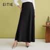 EITIE爱特爱长款及踝垂坠缎面高腰显瘦高级感百搭纯色半身裙2025春季新款A2506513 商品缩略图2