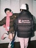 【林允同款】Lemanism/DJY29-YR3035-1/字母印花羽绒服 商品缩略图1