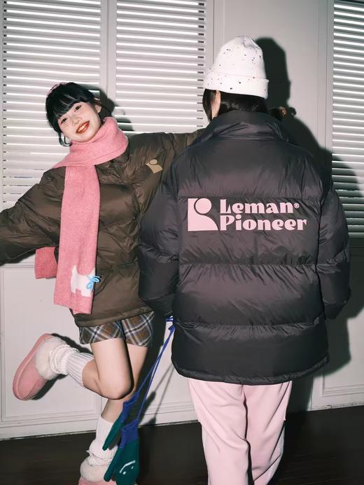 【林允同款】Lemanism/DJY29-YR3035-1/字母印花羽绒服 商品图1