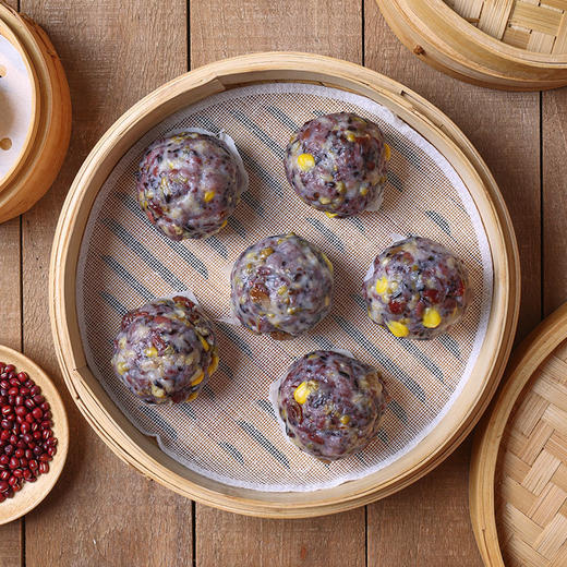 珍味小梅园糯米八宝原味粘豆包480g*3袋 商品图2