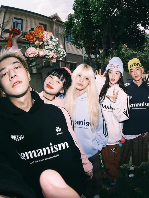 Lemanism/DJLFL-LG8002042/美式三条杠连帽卫衣 商品图2