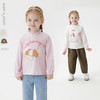 马克珍妮女童萌趣动物花边领T恤 宝宝长袖上衣2025春装新款250230 商品缩略图0