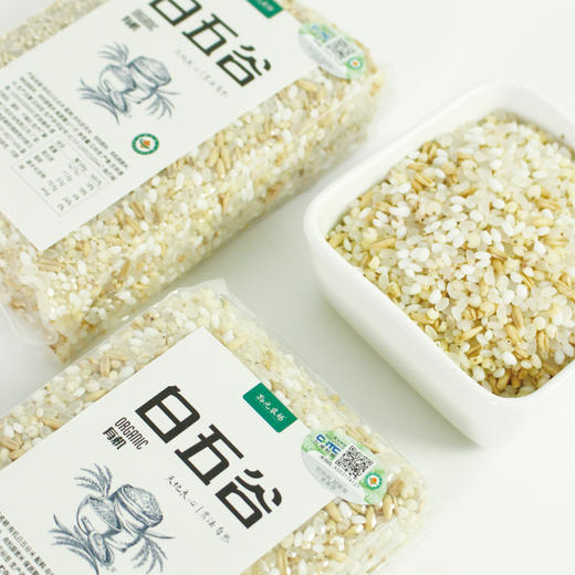 有机白五谷东北杂粮粥饭食材包混料营养早餐粥350g真空包装 商品图1