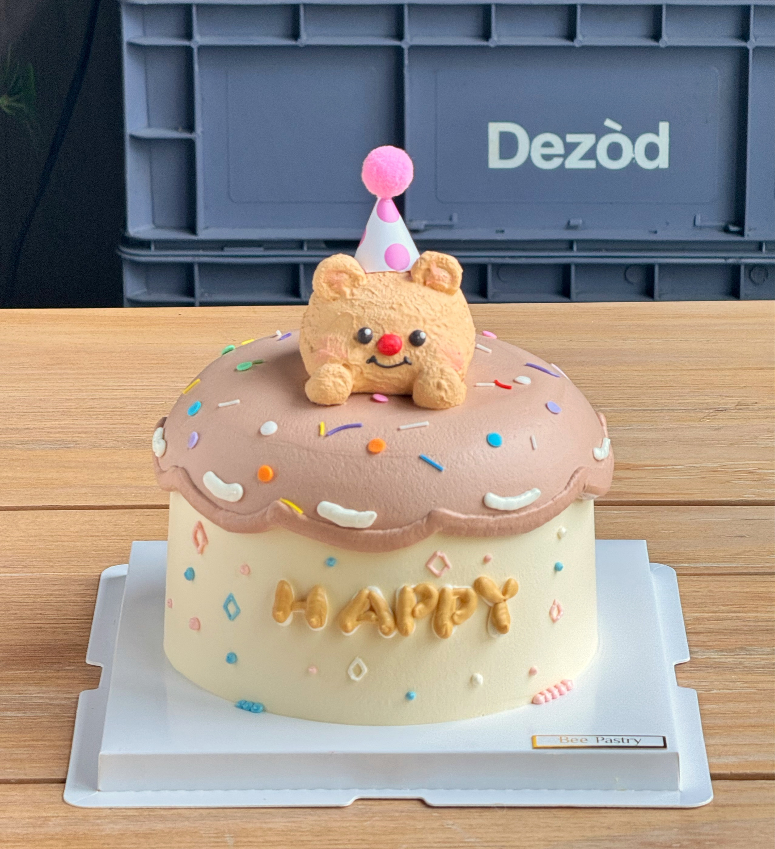 黄油小熊蛋糕A款 