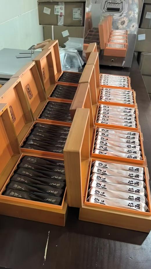 岩茶高端竹盒12泡礼盒 手感重实 吸铁石关盒 低调大气 商品图3