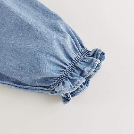 马克珍妮女童复古文艺牛仔连衣裙 儿童裙子2025年春装新款250205 商品图5