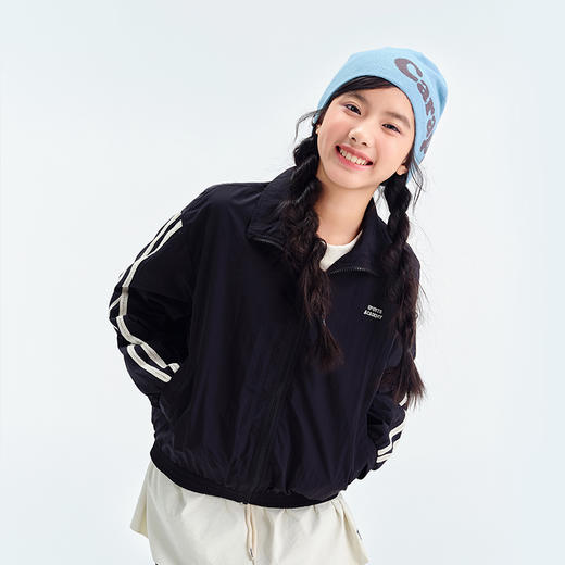 笛莎Deesha青少年女童外套2025春季女童花边织带刺绣外套 商品图2